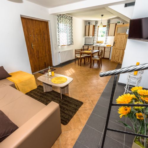 Domek drewniany 6-osobowy cały dom z widokiem na góry