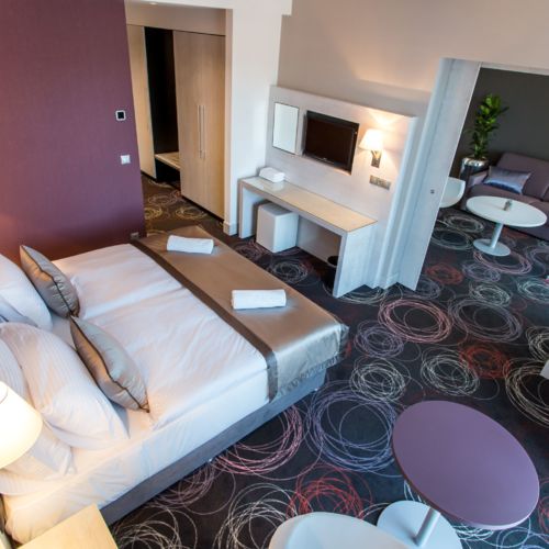 1-Zimmer-Suite für 2 Personen (Zusatzbett möglich)