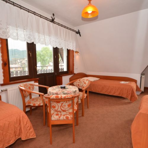 Pokój 4-osobowy Przyjazny podróżom rodzinnym z widokiem na góry