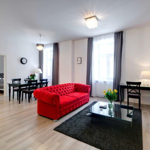 Apartament 4-osobowy Family Przyjazny podróżom rodzinnym z 2 pomieszczeniami sypialnianymi (możliwa dostawka)