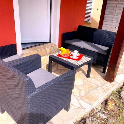 U prizemlju Family apartman za 4 osoba(e) sa 2 spavaće(om) sobe(om) (mogućnost dodavanja pomoćnog kreveta)
