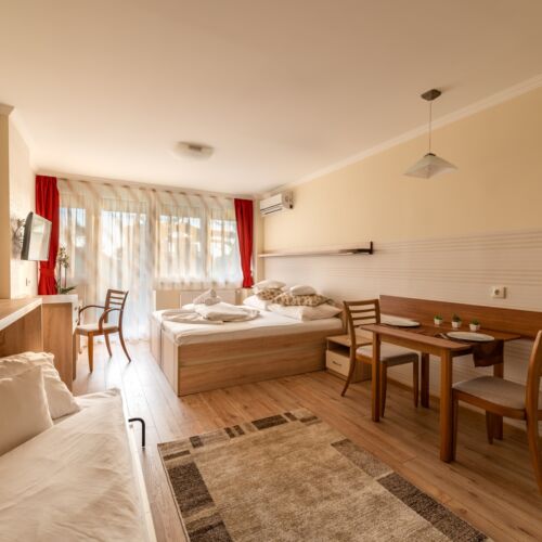 1-Room Air Conditioned Apartment for 2 Persons with LCD/Plasma TV (extra bed available)