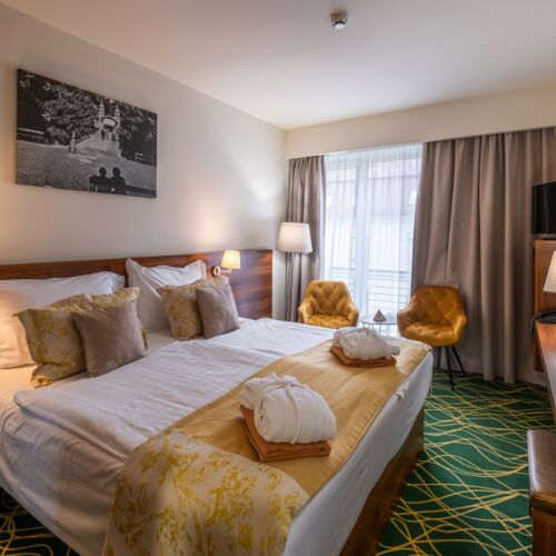 Deluxe Zweibettzimmer mit Balkon