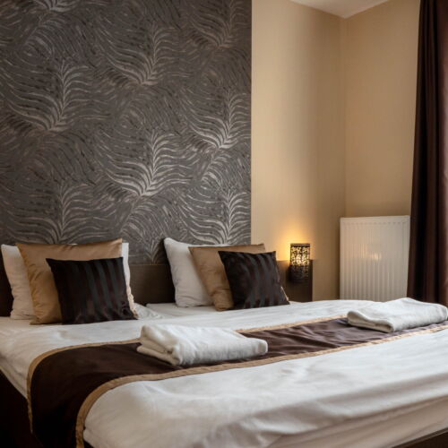 Classic Apartman (jako celek) s manželskou postelí na poschodí (s možností přistýlky)