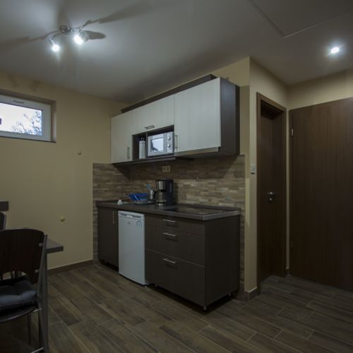 Classic Apartman (jako celek) s manželskou postelí na poschodí (s možností přistýlky)