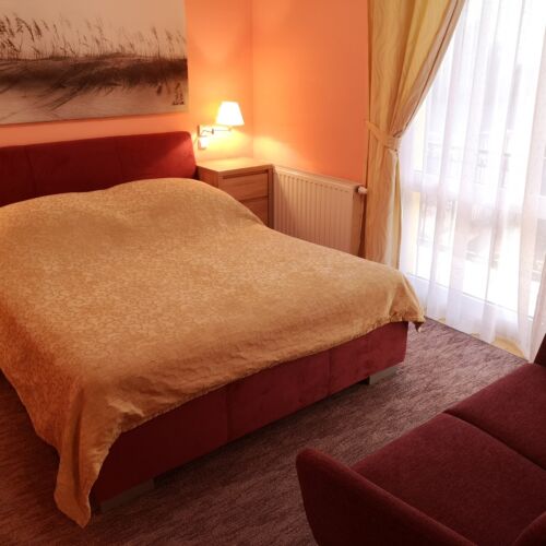 Comfort 1-Room Balcony Apartment for 2 Persons (extra beds available)