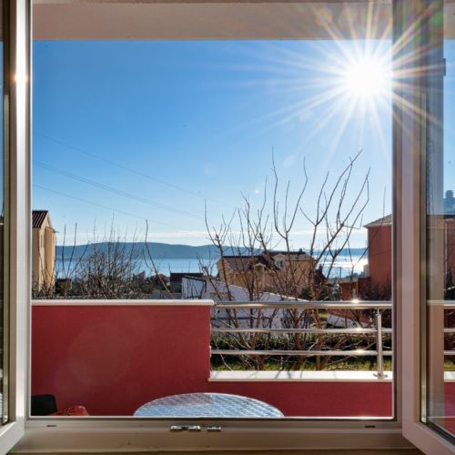 Sea View Family Apartment for 9 Persons