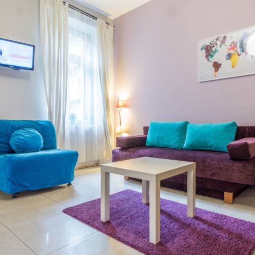 Apartament 5-osobowy Premium Superior z 1 pomieszczeniem sypialnianym