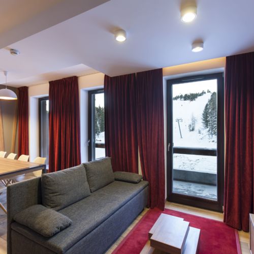 Mountain View 3-Room Apartment for 6 Persons