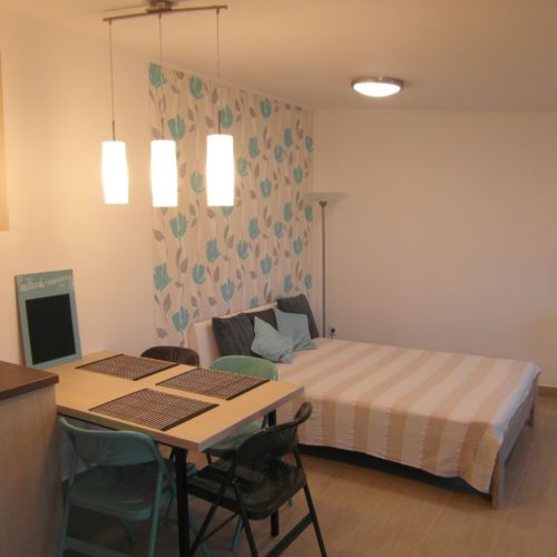 Kertre néző teraszos 4 fős apartman