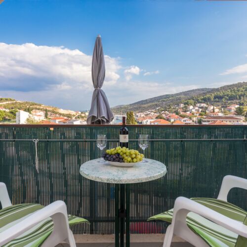 Sea View 1-Room Air Conditioned Apartment for 4 Persons A-5953-c