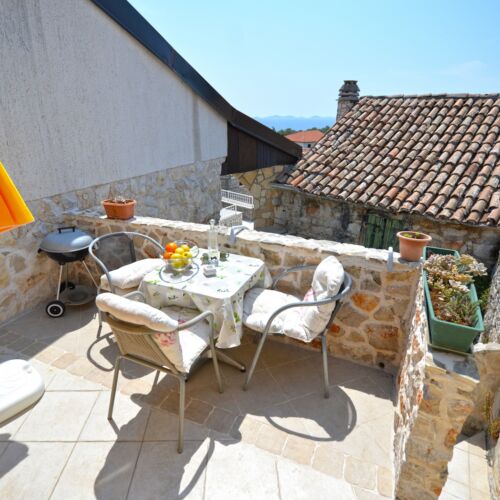 Apartament 3-osobowy z klimatyzacją z widokiem na morze z 1 pomieszczeniem sypialnianym A-5097-a