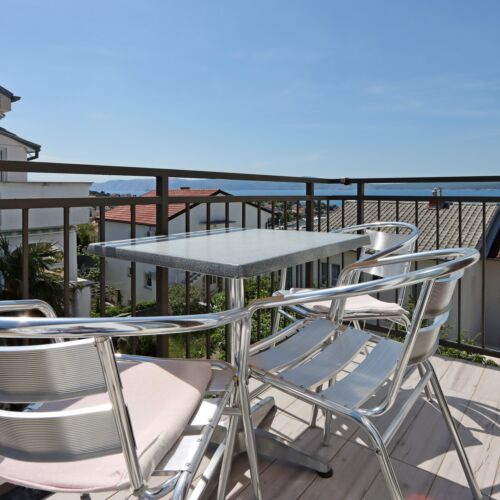 Apartament 4-osobowy z klimatyzacją z widokiem na morze z 1 pomieszczeniem sypialnianym A-2362-a