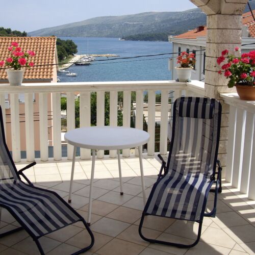 Apartament 3-osobowy z klimatyzacją z widokiem na morze z 1 pomieszczeniem sypialnianym A-10003-d