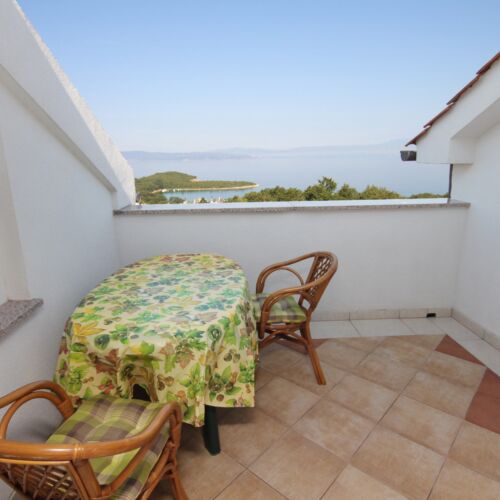 Apartament 2-osobowy z klimatyzacją z widokiem na morze z 1 pomieszczeniem sypialnianym