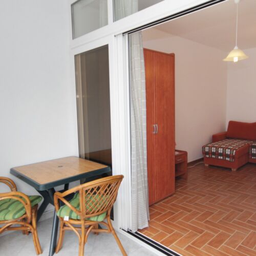 Apartament 2-osobowy z klimatyzacją z widokiem na morze z 1 pomieszczeniem sypialnianym AS-5458-a