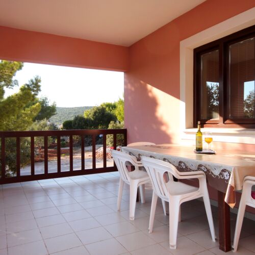 Tengerre néző légkondicionált 6 fős apartman 3 hálótérrel A-4458-a