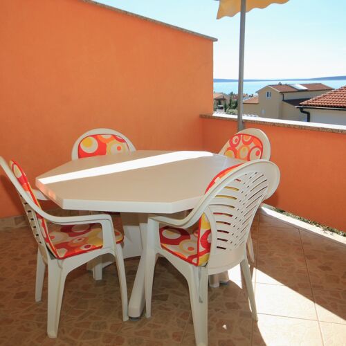 Apartament 4-osobowy z klimatyzacją z widokiem na morze z 1 pomieszczeniem sypialnianym A-9354-c