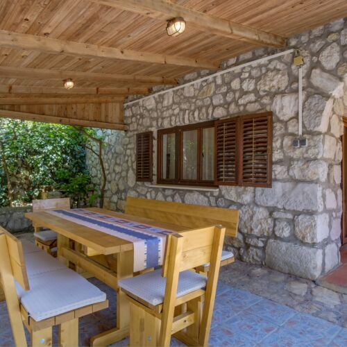 Apartament cu aer condiționat cu terasă cu 1 camera pentru 3 pers. A-867-b