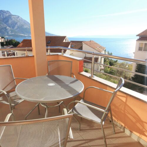 Apartament 4-osobowy z klimatyzacją z widokiem na morze z 1 pomieszczeniem sypialnianym A-9437-b