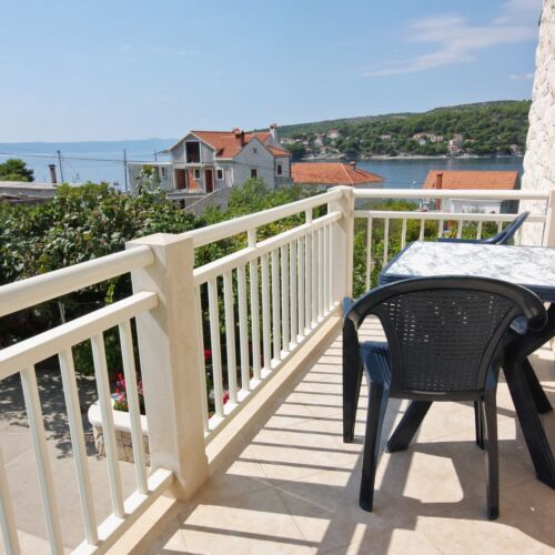 Apartament 2-osobowy z klimatyzacją z widokiem na morze z 1 pomieszczeniem sypialnianym AS-5620-a