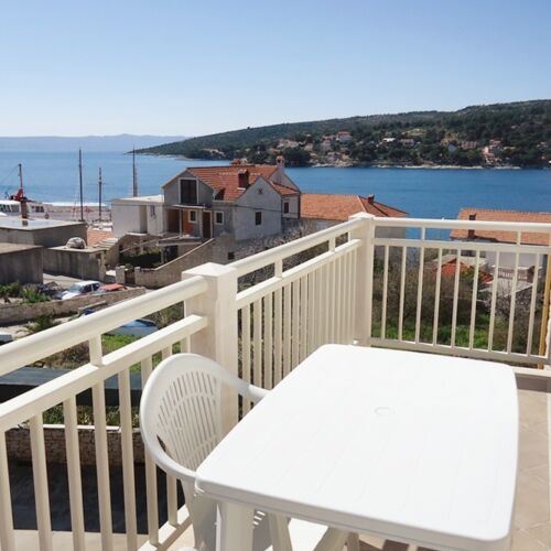 Apartament 2-osobowy z klimatyzacją z widokiem na morze z 1 pomieszczeniem sypialnianym AS-5620-c