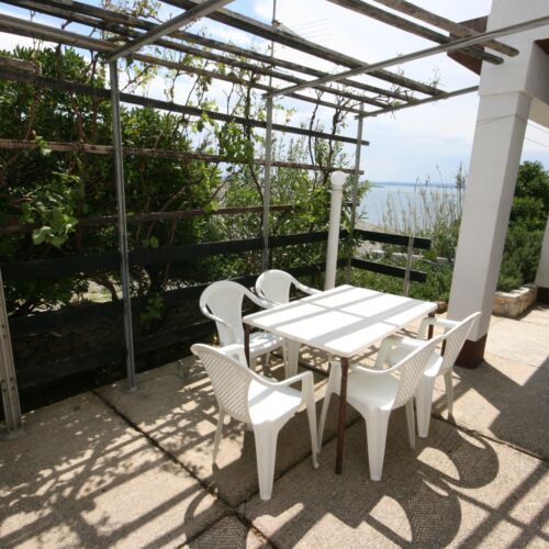 Apartman s terasou pro 4 os. s 1 ložnicí s výhledem na moře A-6314-a