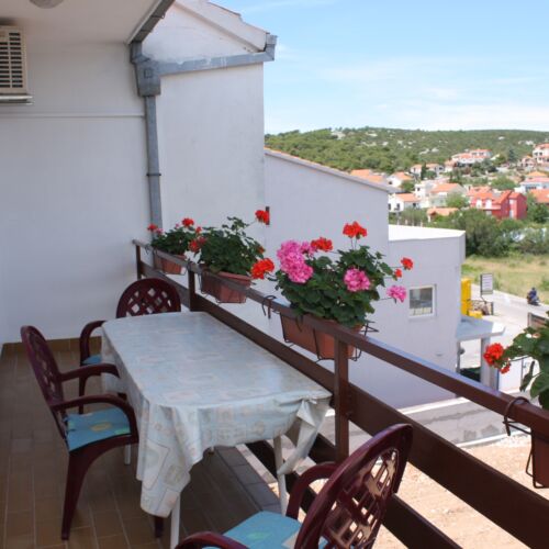 Apartament cu aer condiționat cu balcon cu 1 camera pentru 2 pers. AS-5091-a