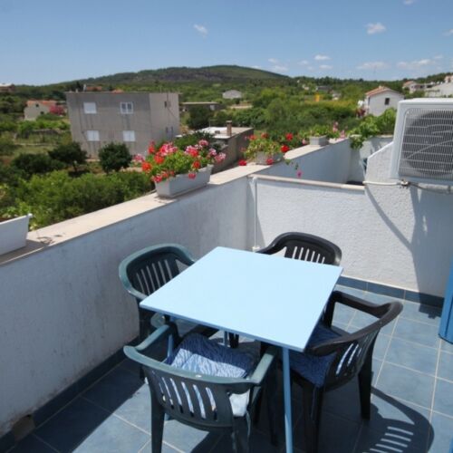 Apartament 4-osobowy z klimatyzacją z widokiem na morze z 1 pomieszczeniem sypialnianym A-3589-b