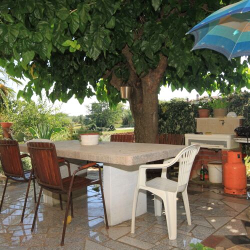 Apartament 3-osobowy z klimatyzacją z tarasem z 1 pomieszczeniem sypialnianym A-7149-c