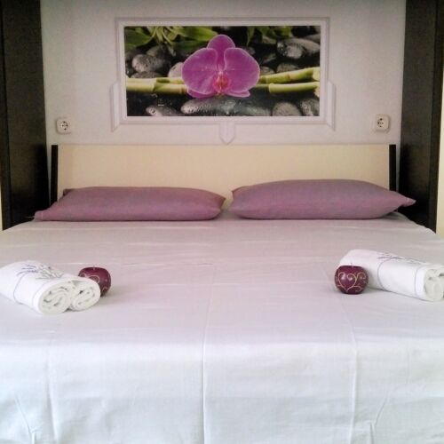 Apartament 7-osobowy z klimatyzacją z tarasem z 2 pomieszczeniami sypialnianymi A-4658-a