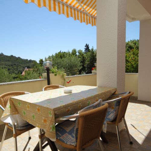 Apartament 4-osobowy z klimatyzacją z widokiem na morze z 2 pomieszczeniami sypialnianymi A-7879-d