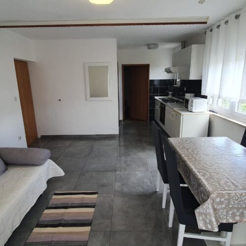 Apartman s klimatizací s manželskou postelí s 1 ložnicí s výhledem na moře A-6141-b