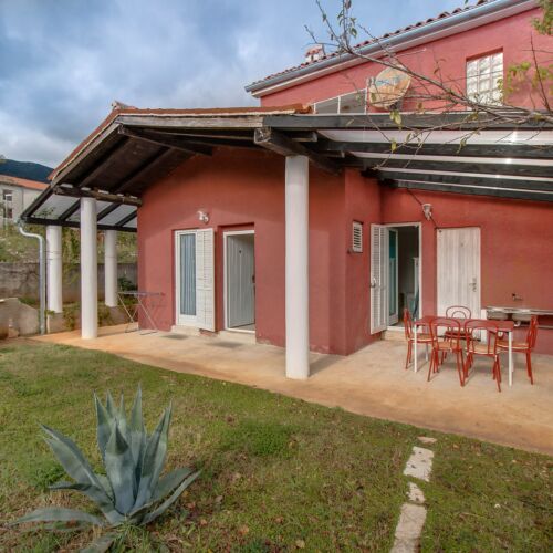 Apartament 5-osobowy z klimatyzacją z widokiem na morze z 1 pomieszczeniem sypialnianym