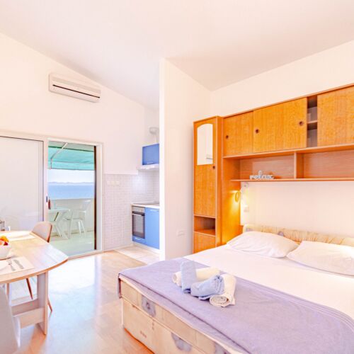 Pogled na more Klimatiziran apartman za 2 osoba(e) sa 1 spavaće(om) sobe(om) AS-547-a