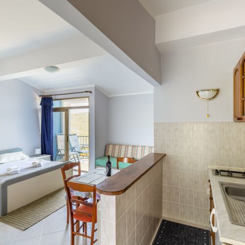 1-Zimmer-Apartment für 3 Personen mit Klimaanlage und Aussicht auf das Meer AS-7796-a