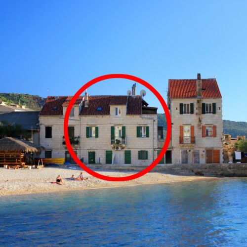 Apartament 4-osobowy z klimatyzacją z widokiem na morze z 1 pomieszczeniem sypialnianym A-8533-a