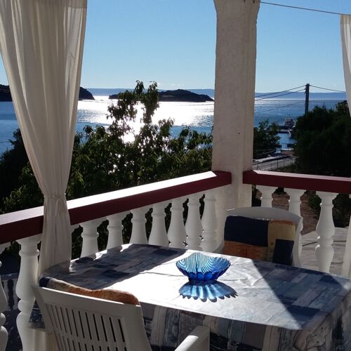 Apartament 4-osobowy z klimatyzacją z widokiem na morze z 2 pomieszczeniami sypialnianymi A-2016-b