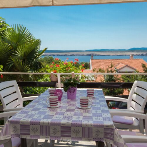 2-Zimmer-Apartment für 4 Personen mit Klimaanlage und Aussicht auf das Meer A-2377-a