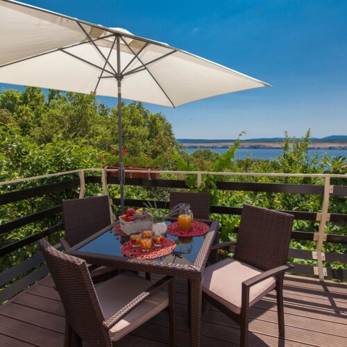 2-Zimmer-Apartment für 6 Personen mit Klimaanlage und Aussicht auf das Meer A-2377-c