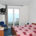 Apartament 2-osobowy z klimatyzacją z widokiem na morze z 1 pomieszczeniem sypialnianym AS-2616-a