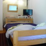 Apartmán s klimatizáciou s terasou s manželskou posteľou s 1 spálňou AS-5456-a