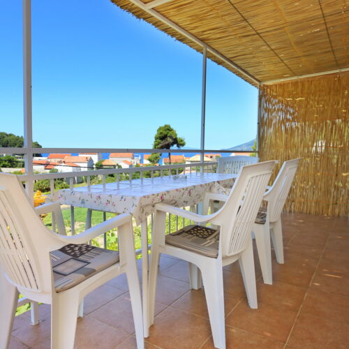 Apartament 4-osobowy z klimatyzacją z widokiem na morze z 1 pomieszczeniem sypialnianym A-254-b