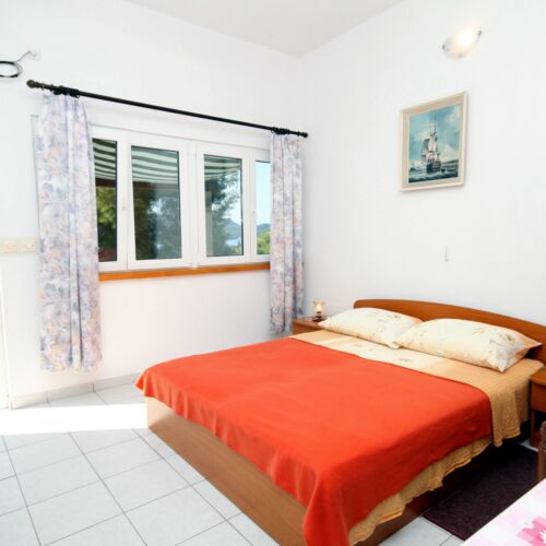 Apartament 2-osobowy z klimatyzacją z widokiem na morze z 1 pomieszczeniem sypialnianym AS-8354-a