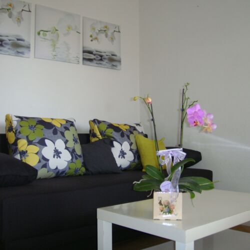 Apartament 5-osobowy z klimatyzacją z tarasem z 2 pomieszczeniami sypialnianymi A-13180-b