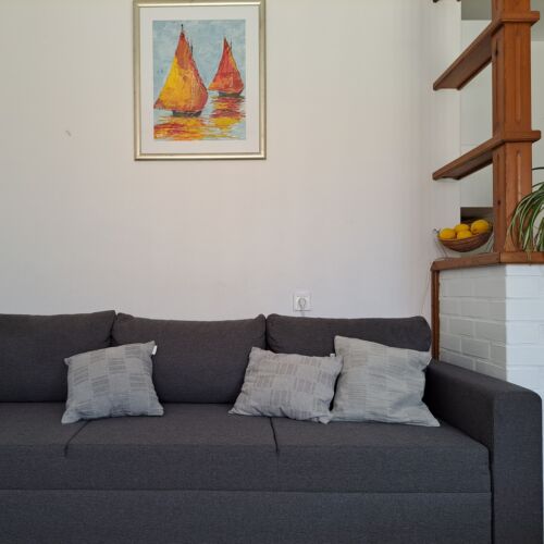 Apartament 5-osobowy z klimatyzacją z tarasem z 2 pomieszczeniami sypialnianymi A-13180-c