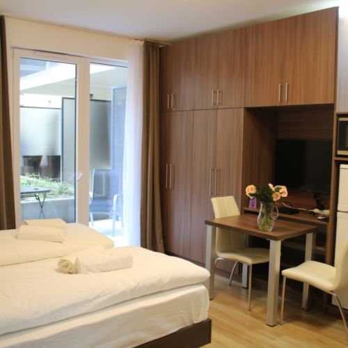 Studio Ground Floor 1-Room Apartment for 2 Persons