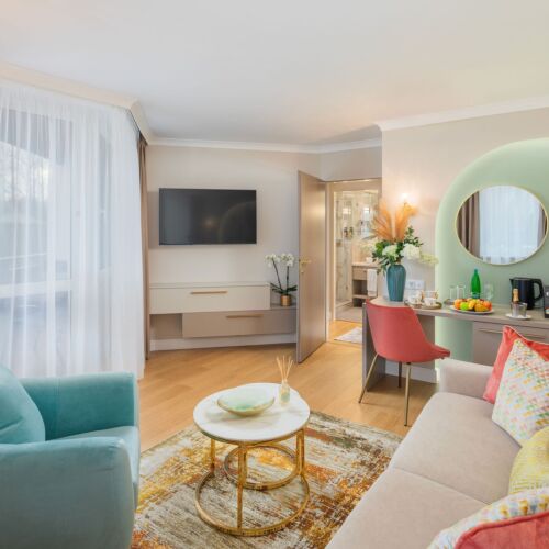 Rezydencja pokój 3-osobowy Studio Przyjazny podróżom rodzinnym z 2 pomieszczeniami sypialnianymi