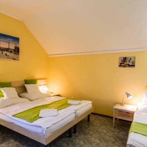 Pokój 3-osobowy na piętrze Przyjazny podróżom rodzinnym (możliwa dostawka)