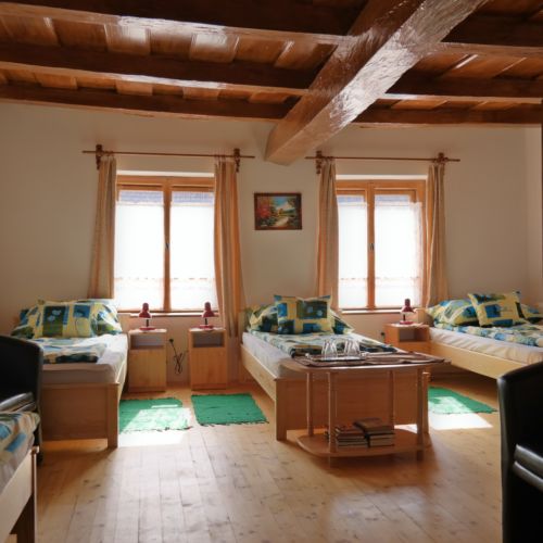 Pokoj tV s plochou obrazovkou se sprchou pro 4 os.